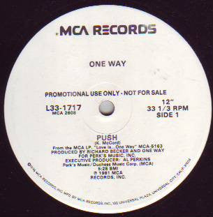One Way : Push (12", Promo)