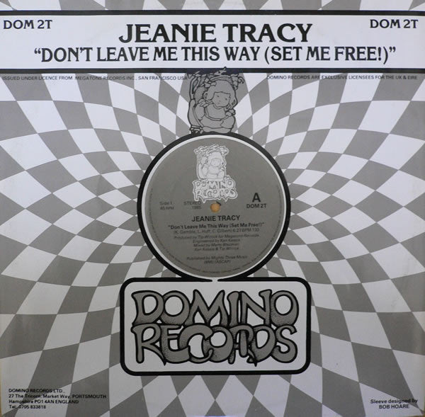 Jeanie Tracy : Don't Leave Me This Way (Set Me Free!) (12")