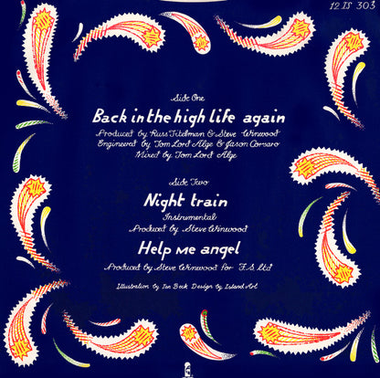 Steve Winwood : Back In The High Life Again (12", Single)