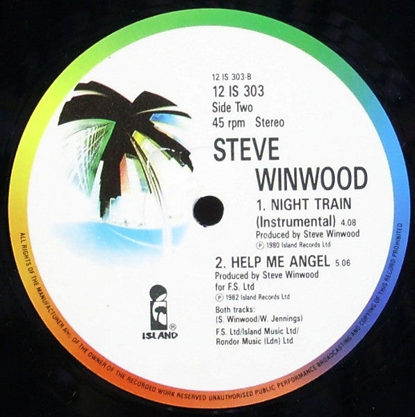 Steve Winwood : Back In The High Life Again (12", Single)