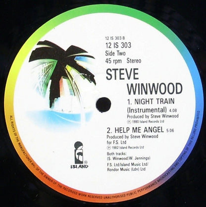 Steve Winwood : Back In The High Life Again (12", Single)