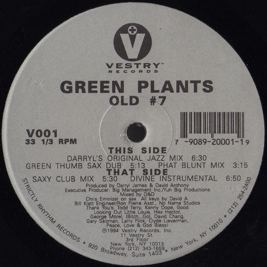 Green Plants : Old # 7 (12")