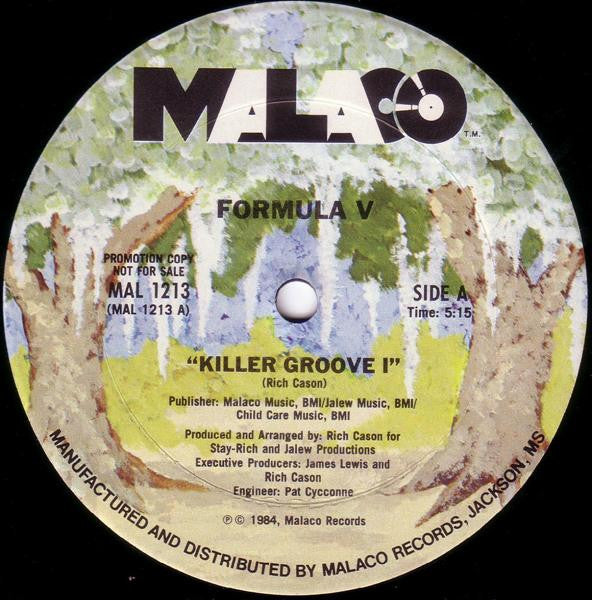 Formula V : Killer Groove (12", Promo)