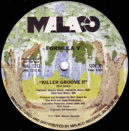 Formula V : Killer Groove (12", Promo)