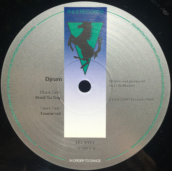 Djrum* : Hard To Say / Tournesol (12")