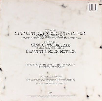 Pete Wylie : Sinful! (12", Promo)