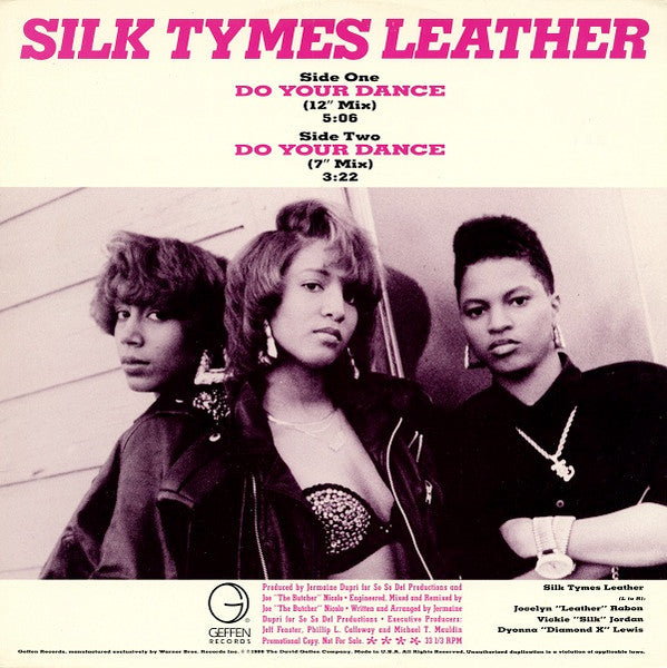 Silk Tymes Leather : Do Your Dance (Work It Out) (12", Promo)