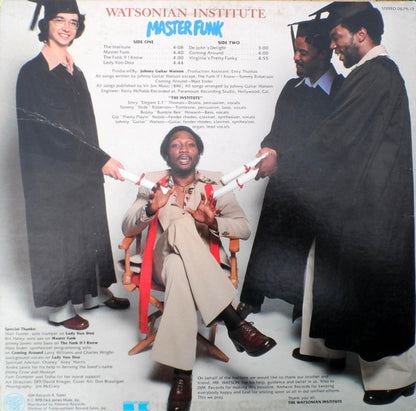 Watsonian Institute : Master Funk (LP, Album)