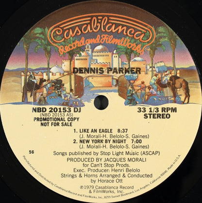 Dennis Parker : Like An Eagle / New York By Night (12", S/Sided, Promo)