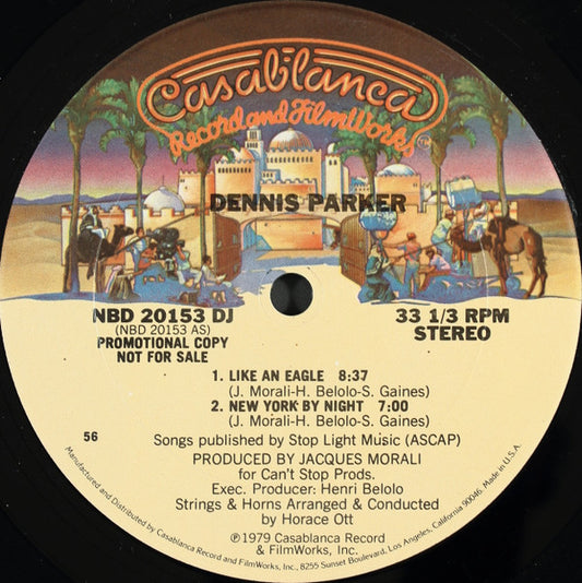 Dennis Parker : Like An Eagle / New York By Night (12", S/Sided, Promo)