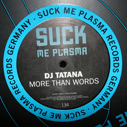 DJ Tatana : More Than Words (12")