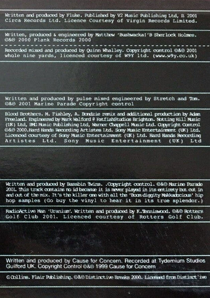 Adam Freeland : On Tour (4x12", Comp)