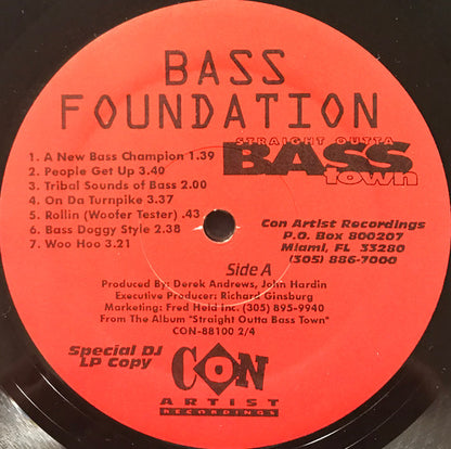 Bass Foundation (2) : Straight Outta Bass Town (LP, Album)