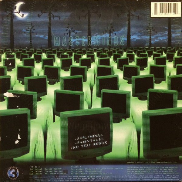 Masterminds : Subliminal (12")