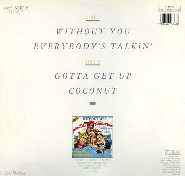 Nilsson* : Without You (12", Maxi)