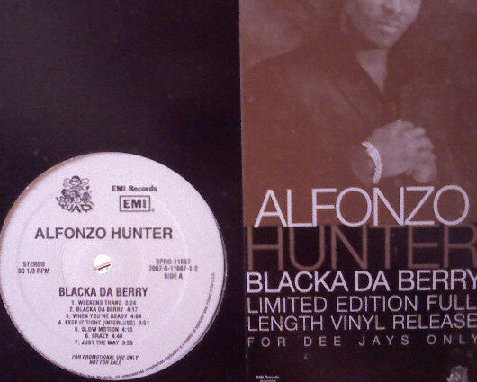 Alfonzo Hunter : Blacka Da Berry (LP, Promo)