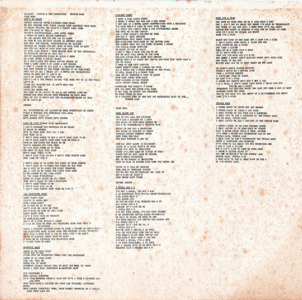 Prince And The Revolution : Purple Rain (LP, Album)