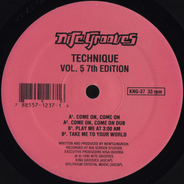 Technique (2) : Vol.5 7th Edition (12")