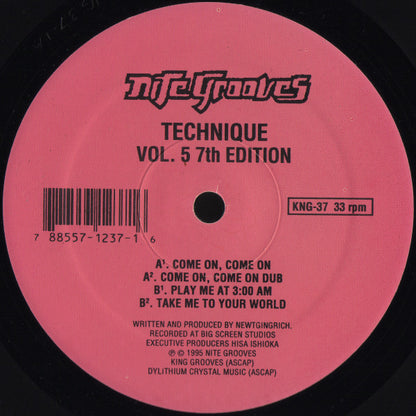 Technique (2) : Vol.5 7th Edition (12")