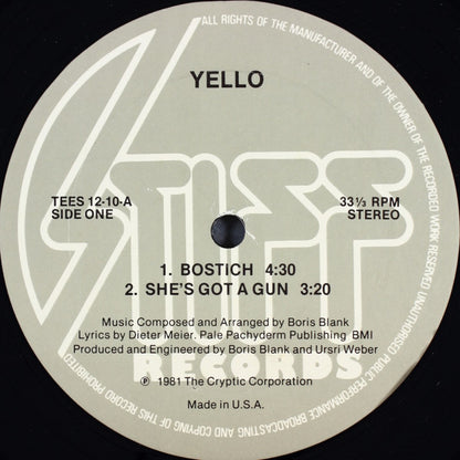 Yello : Bostich (12")