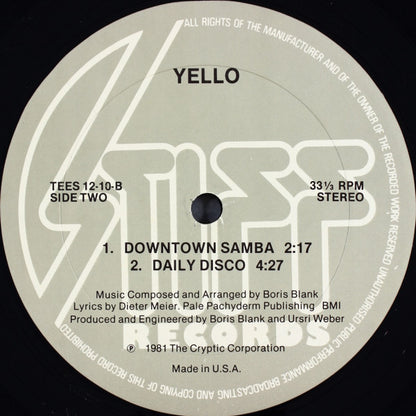 Yello : Bostich (12")