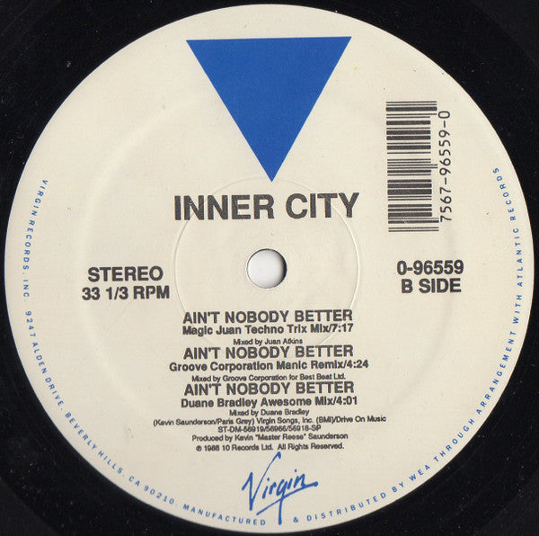Inner City : Ain't Nobody Better (12")