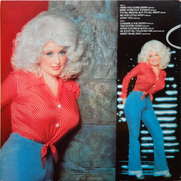 Dolly Parton : Here You Come Again (LP, Album, Wad)