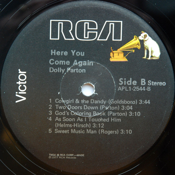 Dolly Parton : Here You Come Again (LP, Album, Wad)