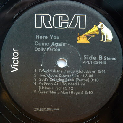 Dolly Parton : Here You Come Again (LP, Album, Wad)