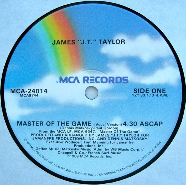 James "J.T." Taylor* : Master Of The Game (12", Single)