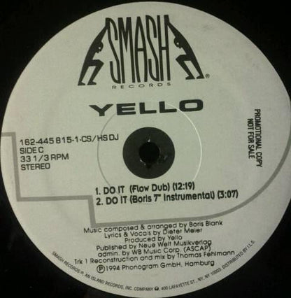 Yello : Do It (2x12", Single, Ltd, Promo)