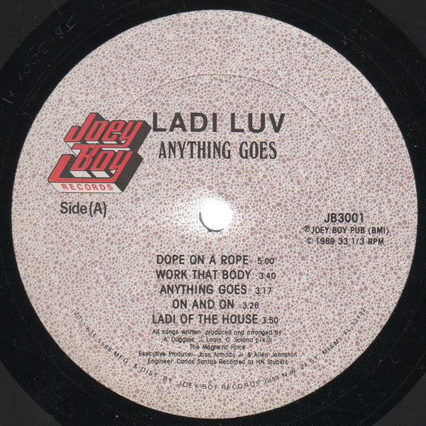 Ladi Luv : Anything Goes (LP, Album)