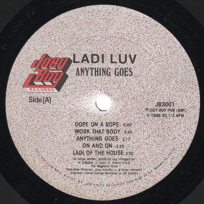Ladi Luv : Anything Goes (LP, Album)