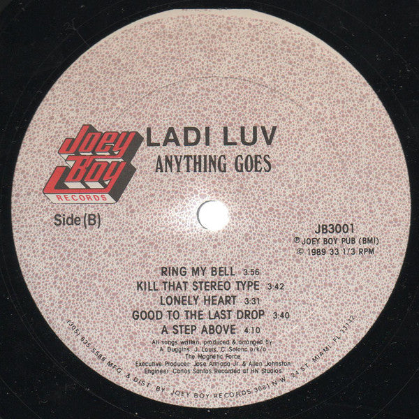 Ladi Luv : Anything Goes (LP, Album)