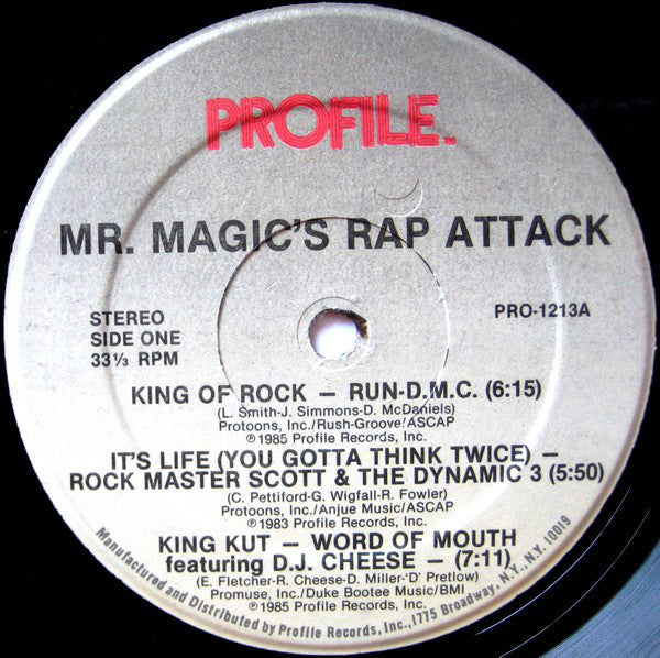 Various : Mr. Magic's Rap Attack (2xLP, Comp)