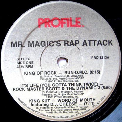 Various : Mr. Magic's Rap Attack (2xLP, Comp)