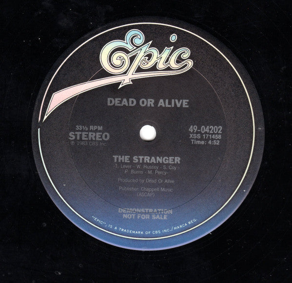 Dead Or Alive : What I Want (12", Promo)