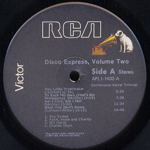 Various : Disco Express Vol. 2 (LP, Comp, Mixed, Ind)