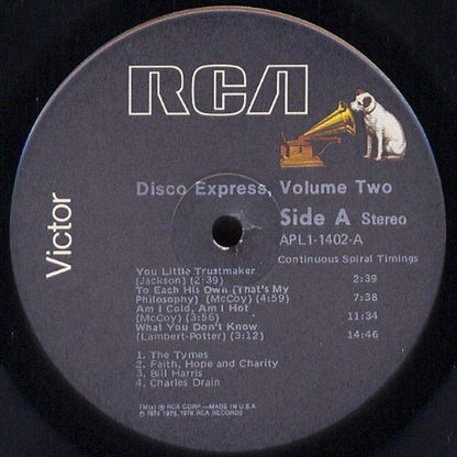 Various : Disco Express Vol. 2 (LP, Comp, Mixed, Ind)