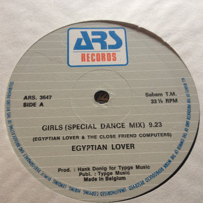 The Egyptian Lover* : Girls (12", Maxi)