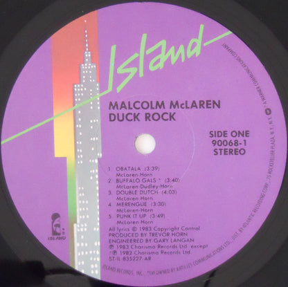 Malcolm McLaren : Duck Rock (LP, Album, All)