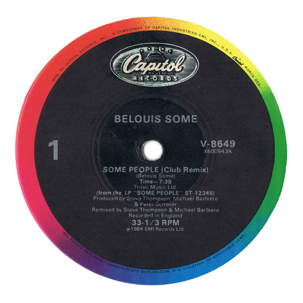 Belouis Some : Some People (12", Single)