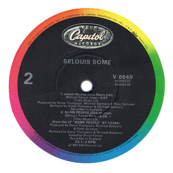 Belouis Some : Some People (12", Single)