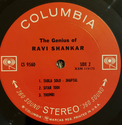 Ravi Shankar : The Genius Of Ravi Shankar (LP, San)