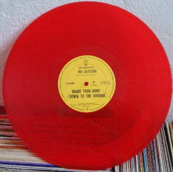 The Jacksons : Shake Your Body Down To The Ground (12", Ltd, Red)