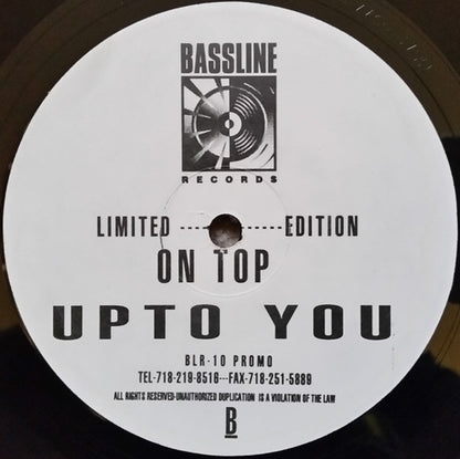On Top : Up To You (12", Ltd, Promo)