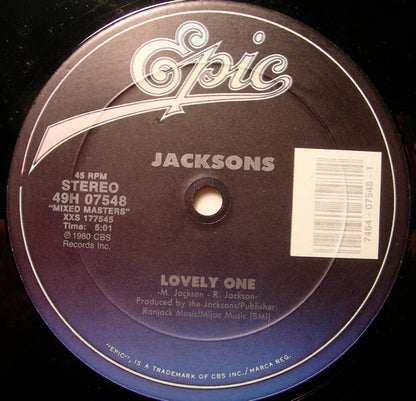 Jacksons* : Lovely One / Can You Feel It (12", RE, Car)