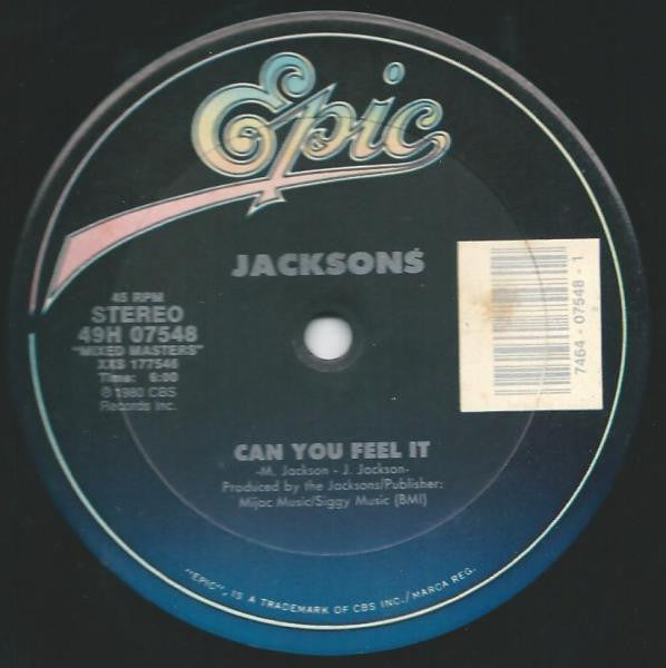 Jacksons* : Lovely One / Can You Feel It (12", RE)