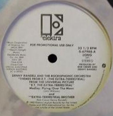 Denny Randell And The Rockophonic Orchestra : Themes From E.T. (The Extra-Terrestrial) (12", Promo, SP )