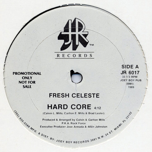 Fresh Celeste : Hard Core (12", Promo)